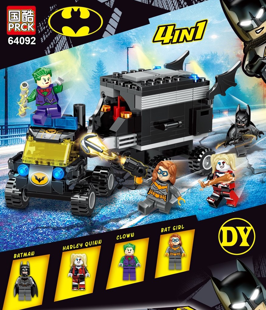 Stavebnice Batman Harley Quinn 64 kusů