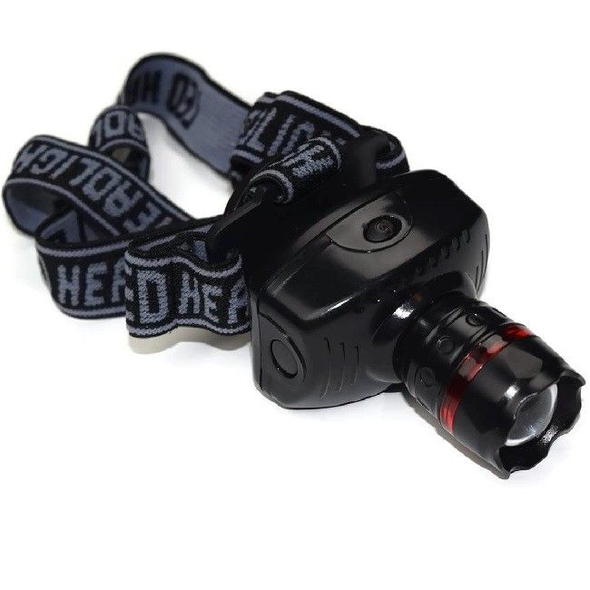 LED čelovka se zoomem BZM001