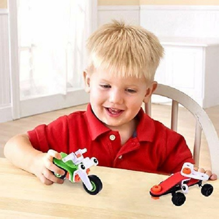Interaktivní stavebnice Build & Play - motorka
