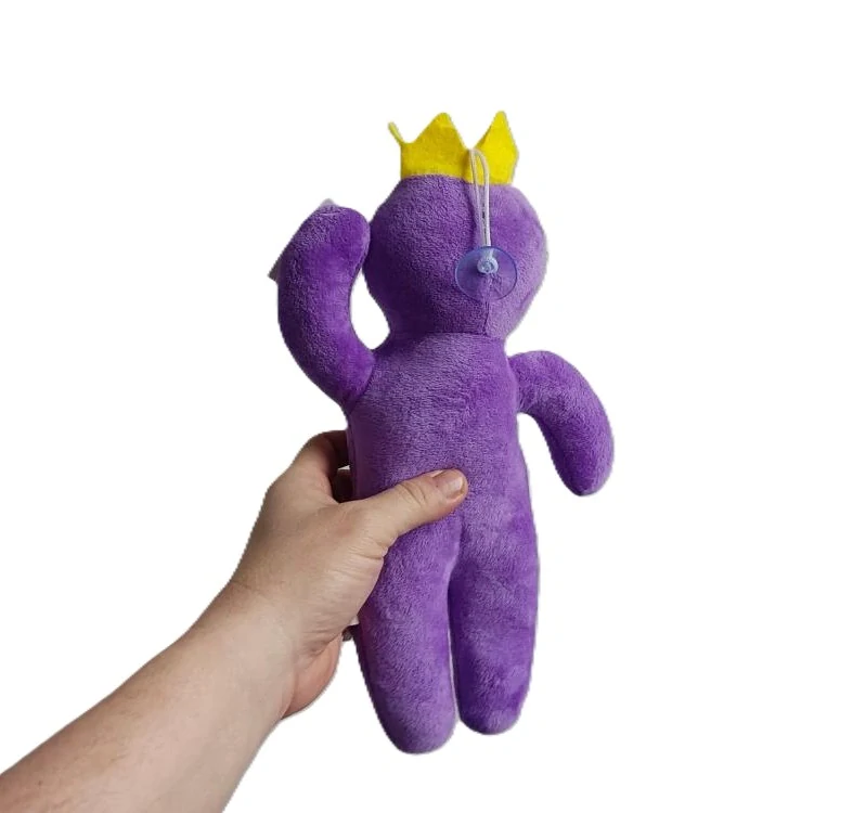 Plyšová hračka Rainbow Roblox Friends - fialový s korunkou