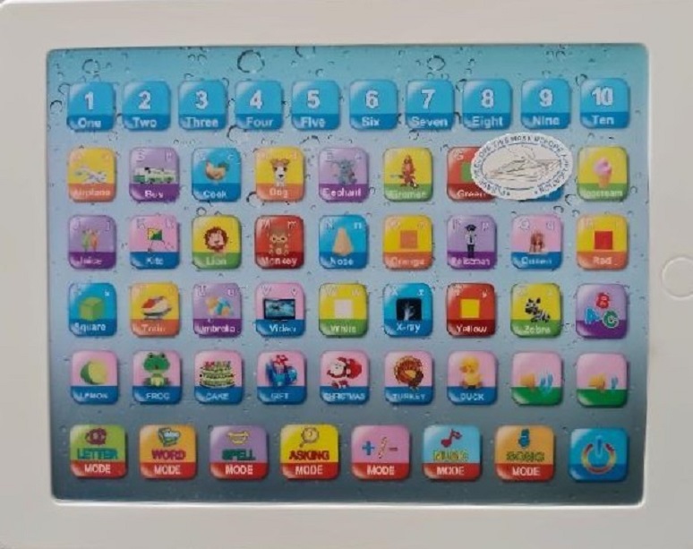 Chytrý vzdělávací tablet pro děti - zelený