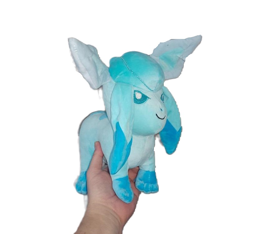 Plyšová hračka Pokémon Glaceon XL - modrý