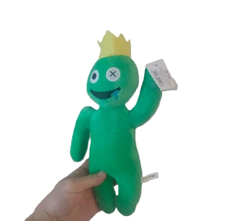 Plyšová hračka Rainbow Roblox Friends - zelený s korunkou