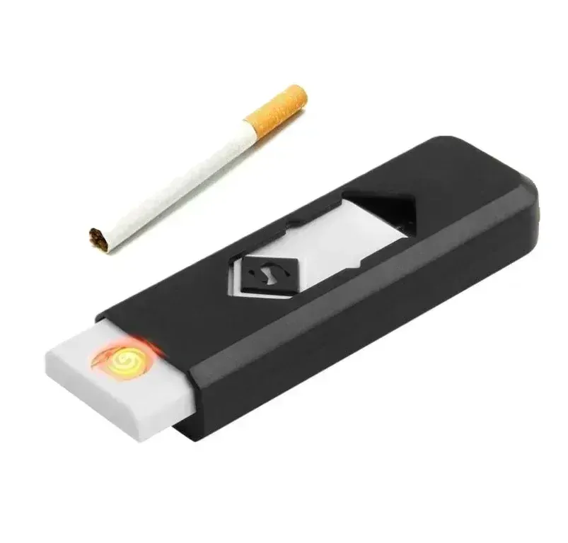 Elektronický USB zapalovač - černý
