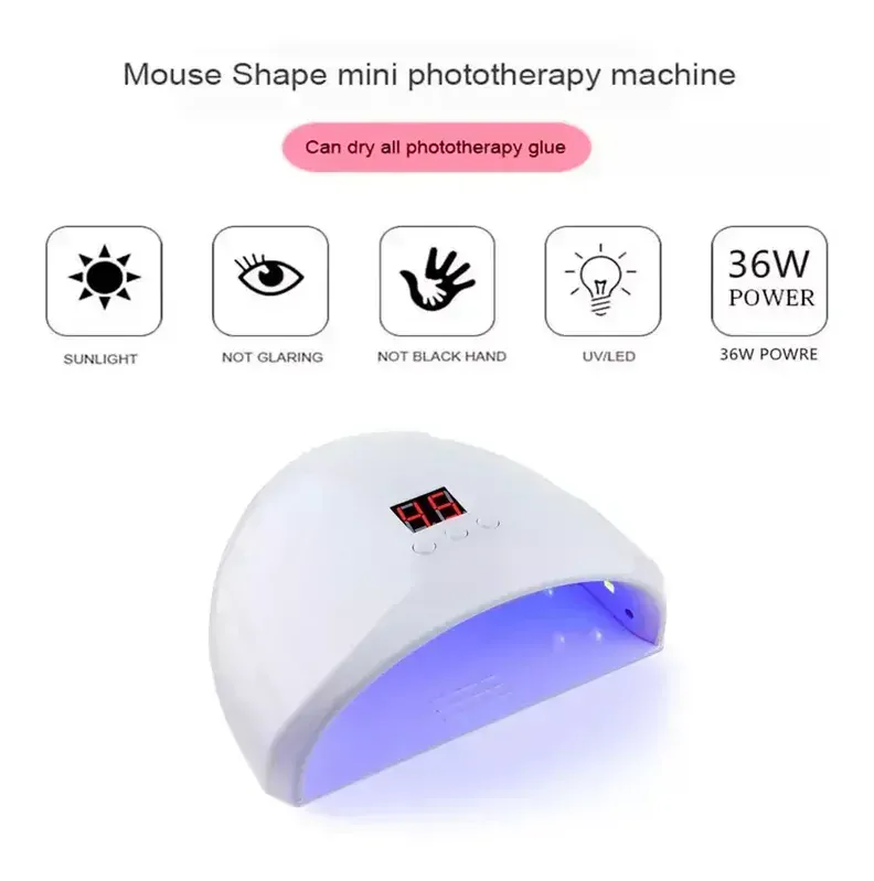Sada na nehty Showell Beauty UV lampa + pilník 