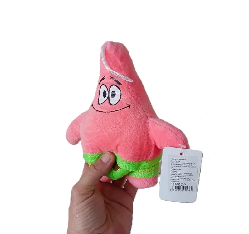 Plyšová hračka hvězdice Patrik ze seriálu Spongebob - model 001
