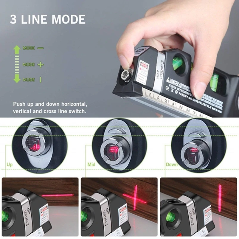 Laserová vodováha Laser Fixit Level Pro3