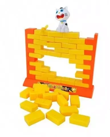 Arkádová hra padající stěna Wall Game Cats
