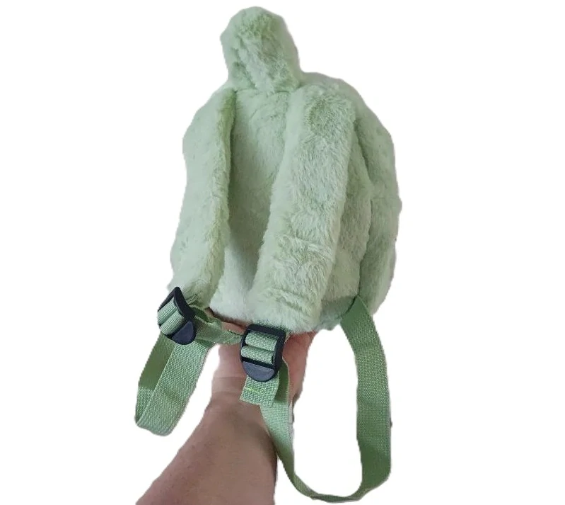 Plyšová hračka batůžek Labubu 26cm - zelený