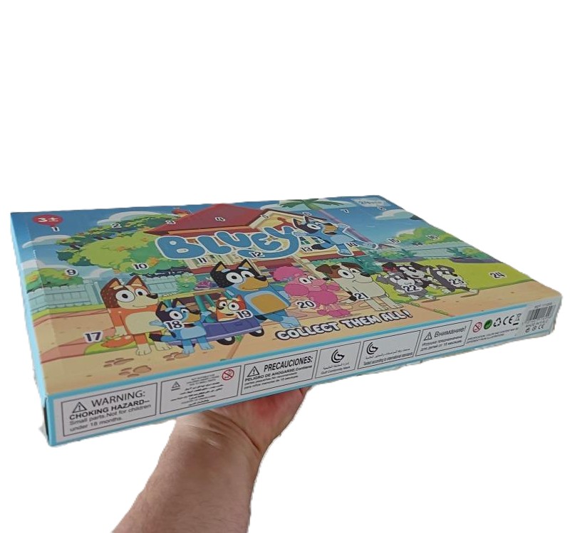 Mystery adventní kalendář s překvapením Bluey Bingo 24ks