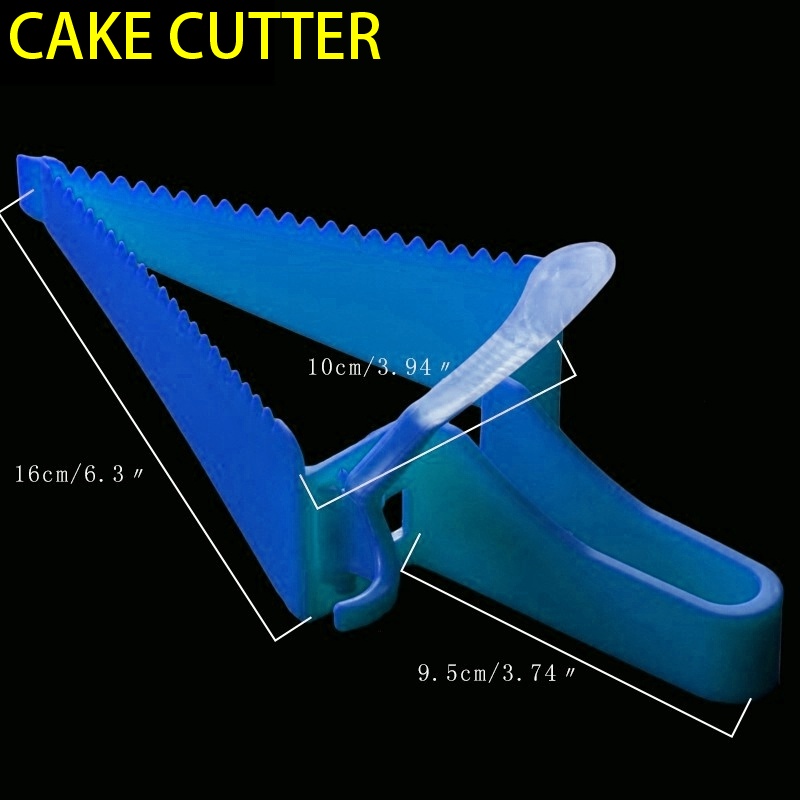 Kráječ na dorty Cake Cutter - modrý
