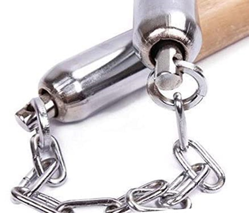 Nunchaku Bruce Lee - dřevěné nunčaky s kovovým řetězem