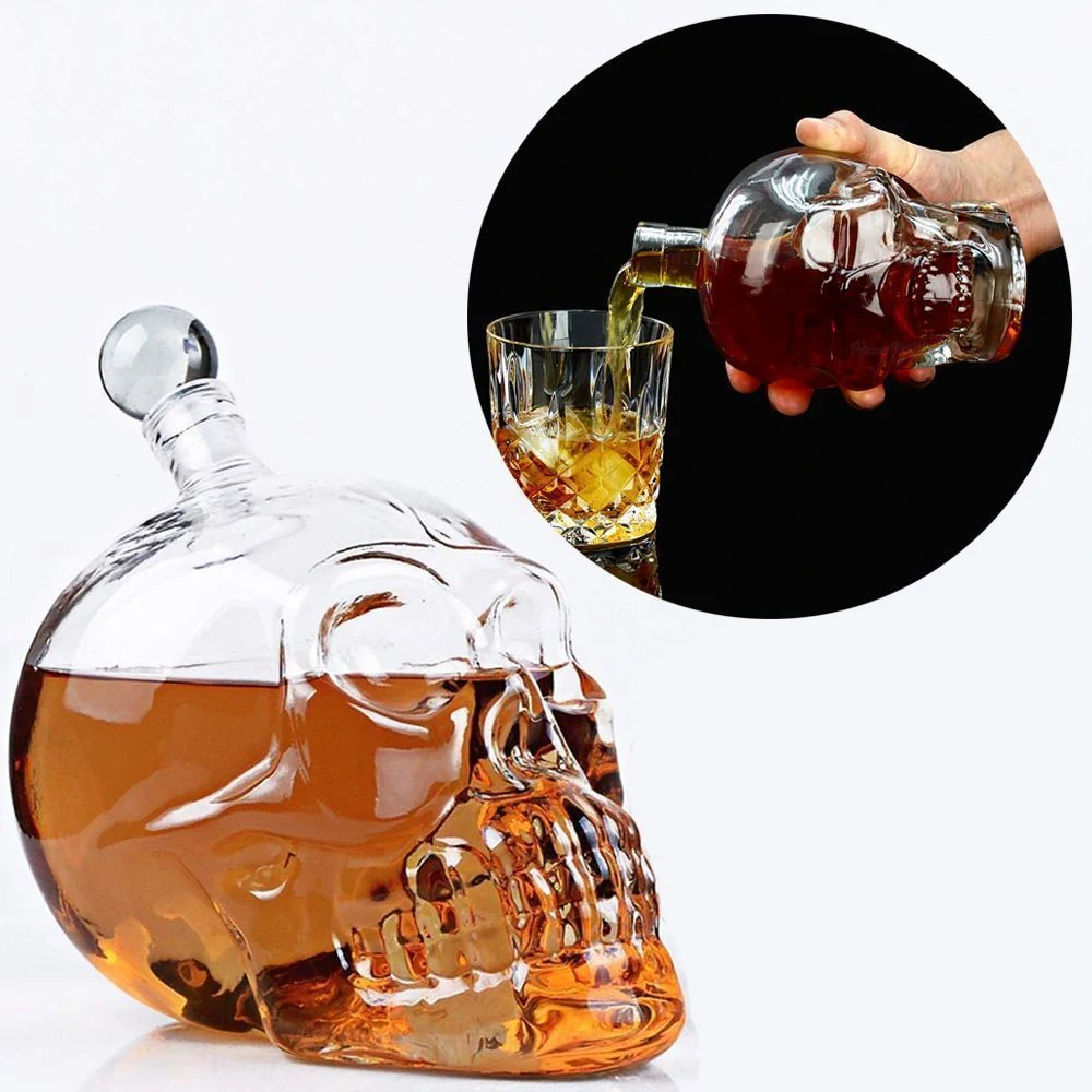 4L 600070 Karafa křišťálová lebka 400 ml