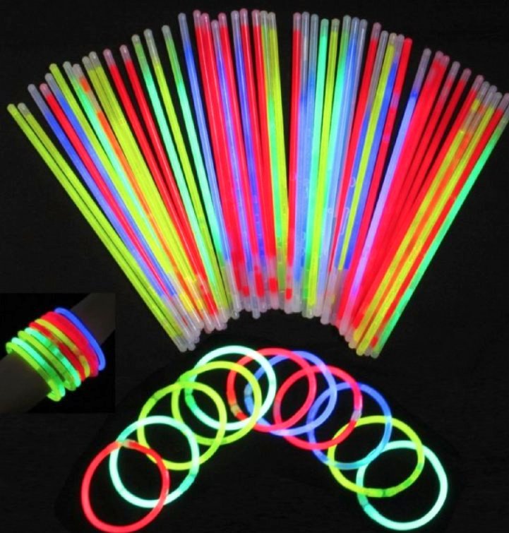 Svítící párty tyčinky LightStick 100 ks