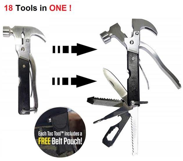 Multifunkční kladívko Tac Tool 18v1