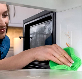 Antibakteriální silikonová houbička - zelená