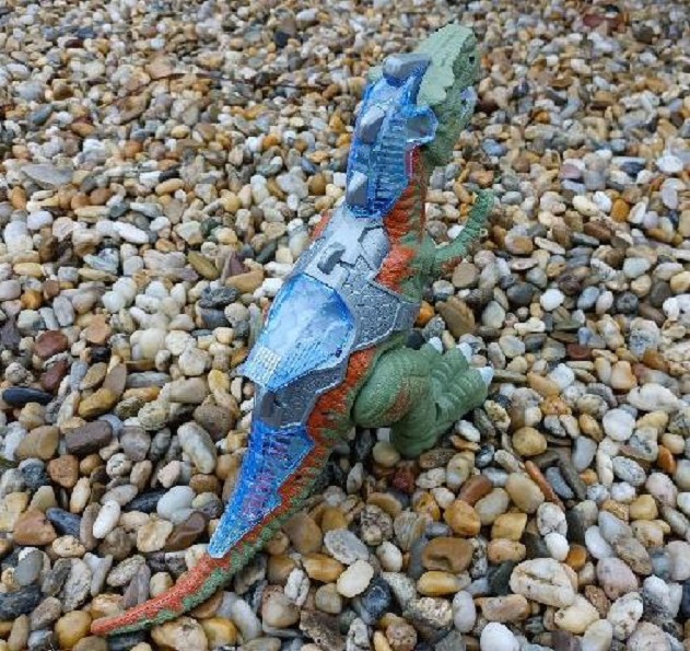 Chodící dinosaurus T-Rex s efekty zelený - skladem poslední 1 kus!