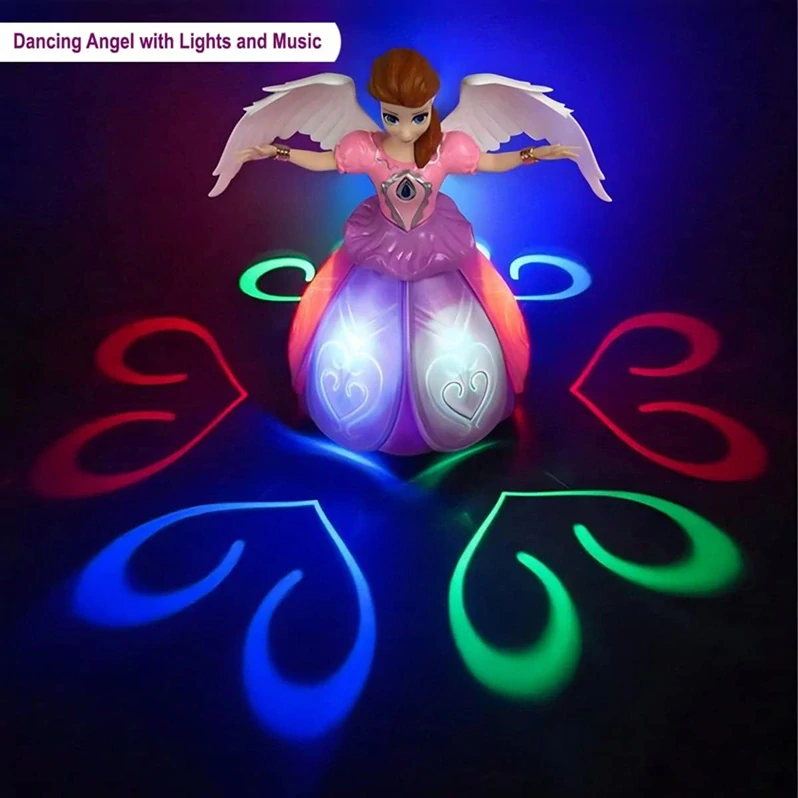 Svítící a tančící panenka s křídly Dance Princess