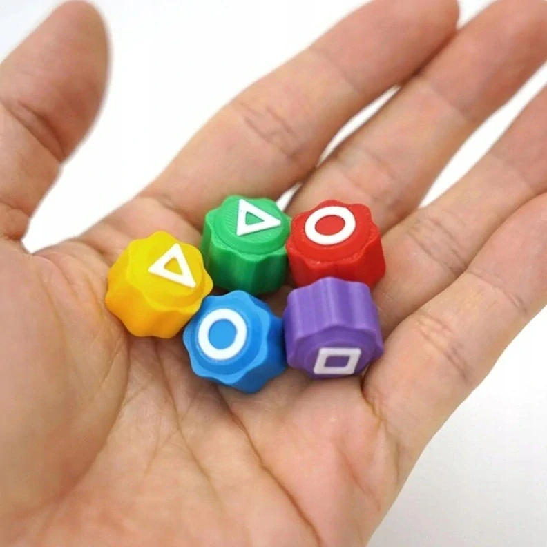 Squid Game - Korejská hra kostky Gonggi + krabička černá