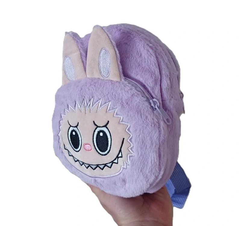 Plyšová hračka batůžek Labubu 26cm - fialový