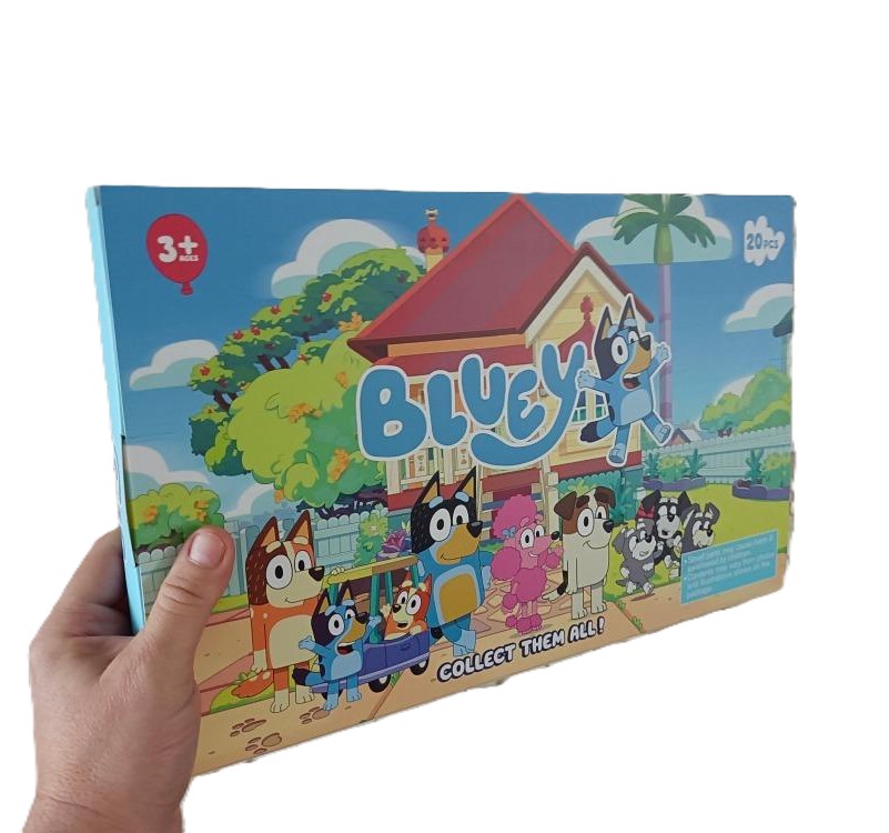 Mystery adventní kalendář s překvapením Bluey Bingo 24ks