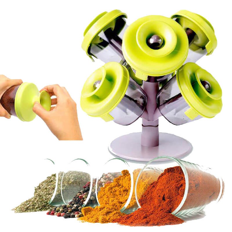 Kořenky se stojanem Pop-Up Spice Rack 