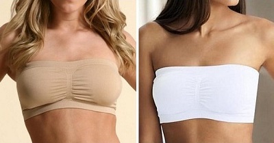 Podprsenka Padded Seamless Bra vel. XL - černá/bílá