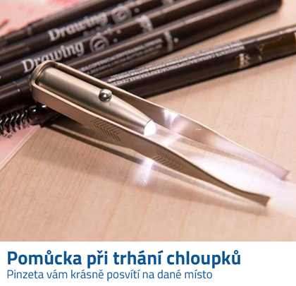 Pinzeta LED s osvětlením