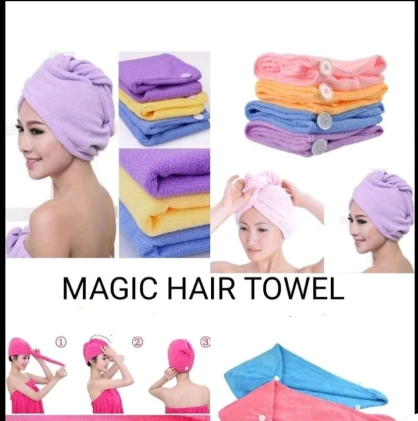 Rychleschnoucí turban na hlavu - růžový