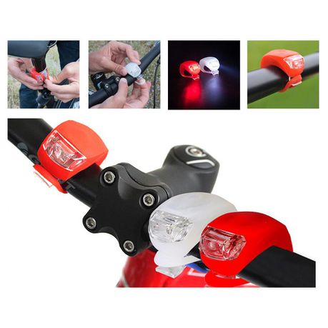 Silikonové LED světlo na kolo 2ks