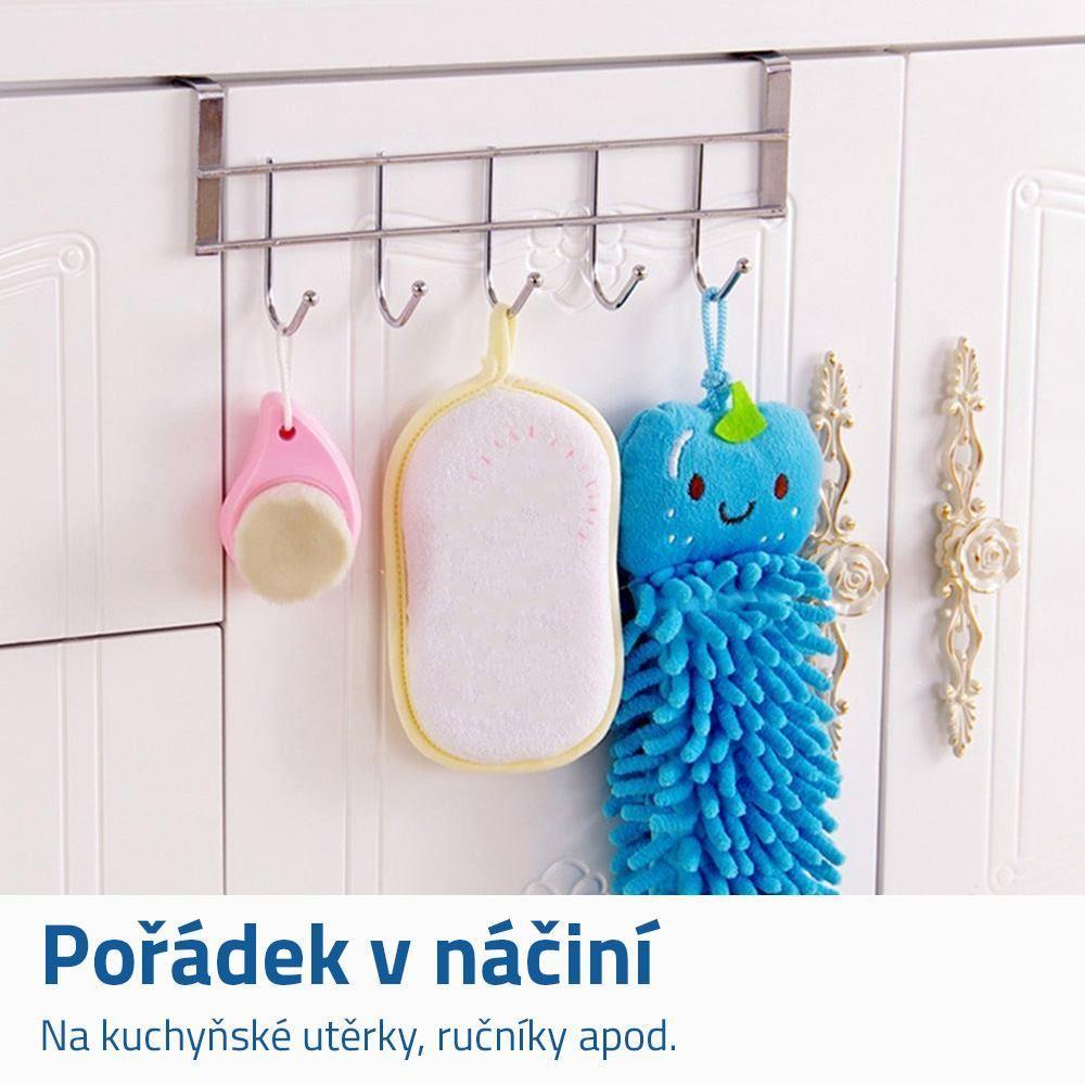 4L Závěsné háčky na dvířka nerez