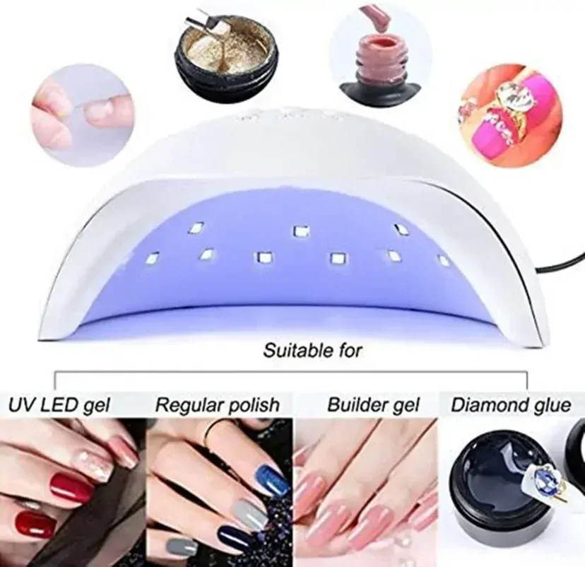 Sada na nehty Showell Beauty UV lampa + pilník 