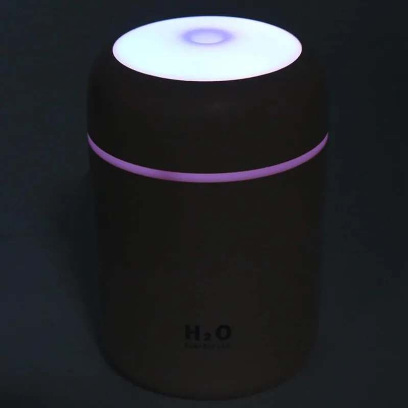 Zvlhčovač vzduchu a aroma difuzér H2O Humidifier USB - růžový