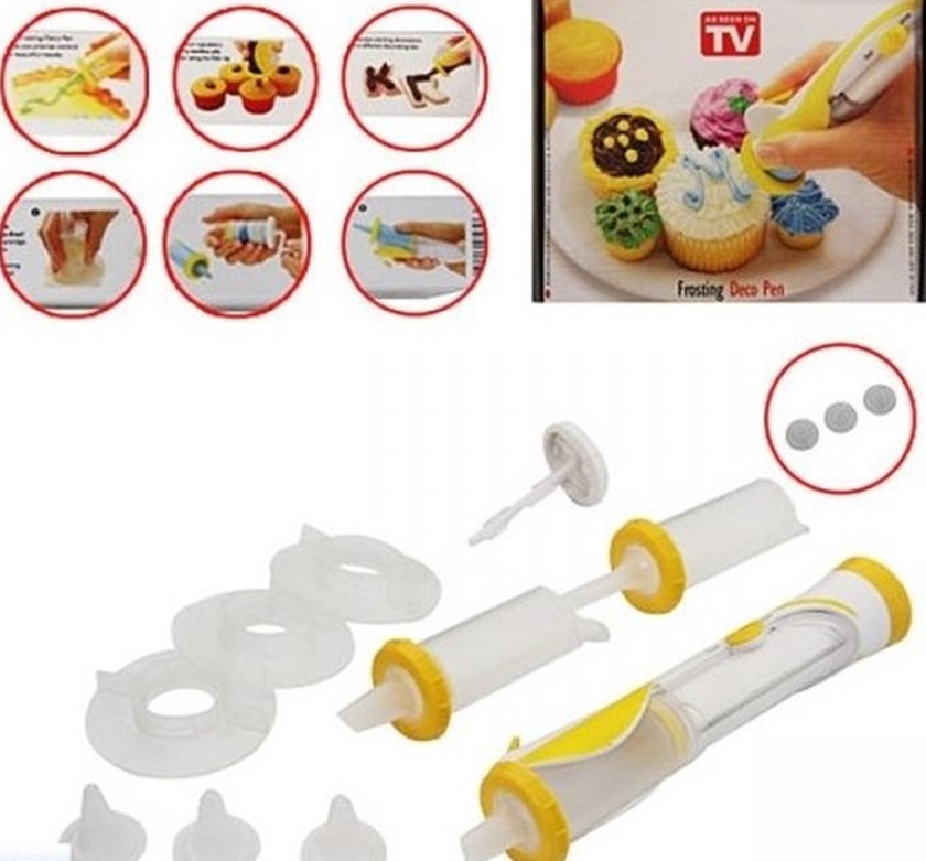 Sada na zdobení dortů a zákusků Frosting Deco Pen VÝPRODEJ