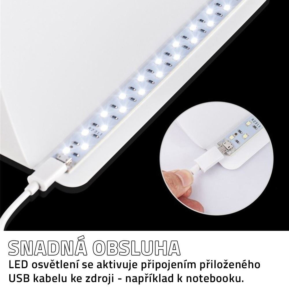 Mini fotobox s LED osvětlením