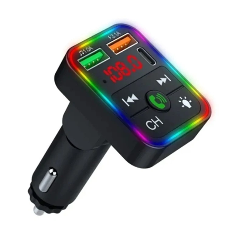 FM Transmitér do auta Car P2 Ambient - USB, Bluetooth, MP3