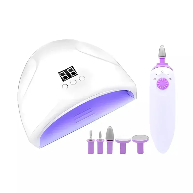 Sada na nehty Showell Beauty UV lampa + pilník 