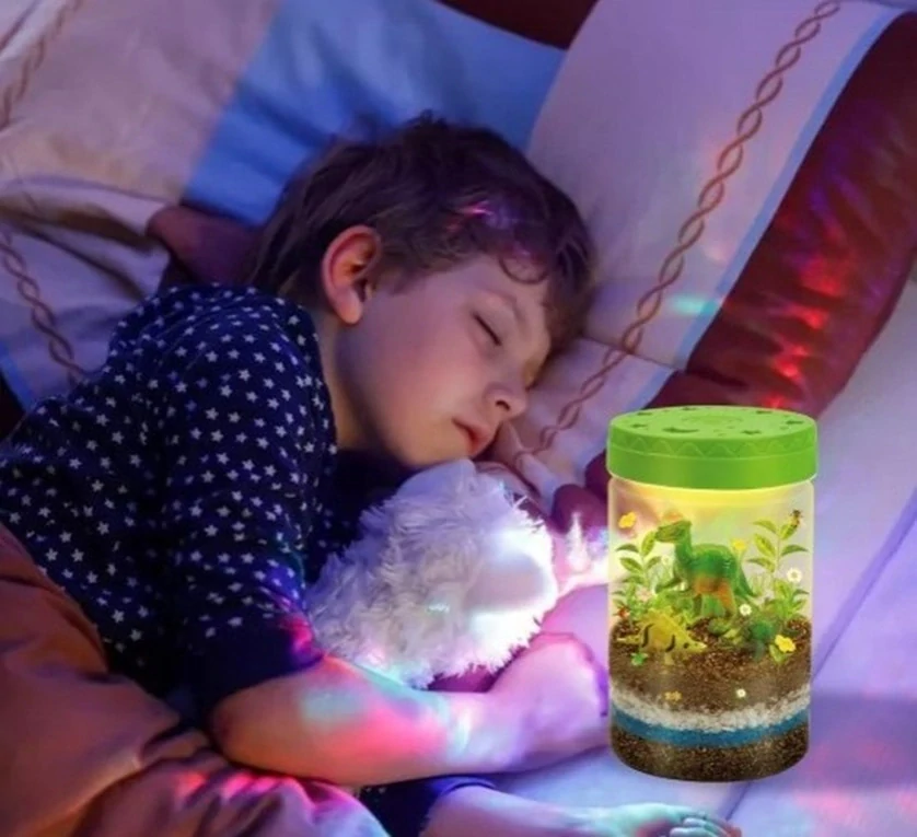 Dinosauří terárium s vlastní zahradou a osvětlením Dinosaur Garden
